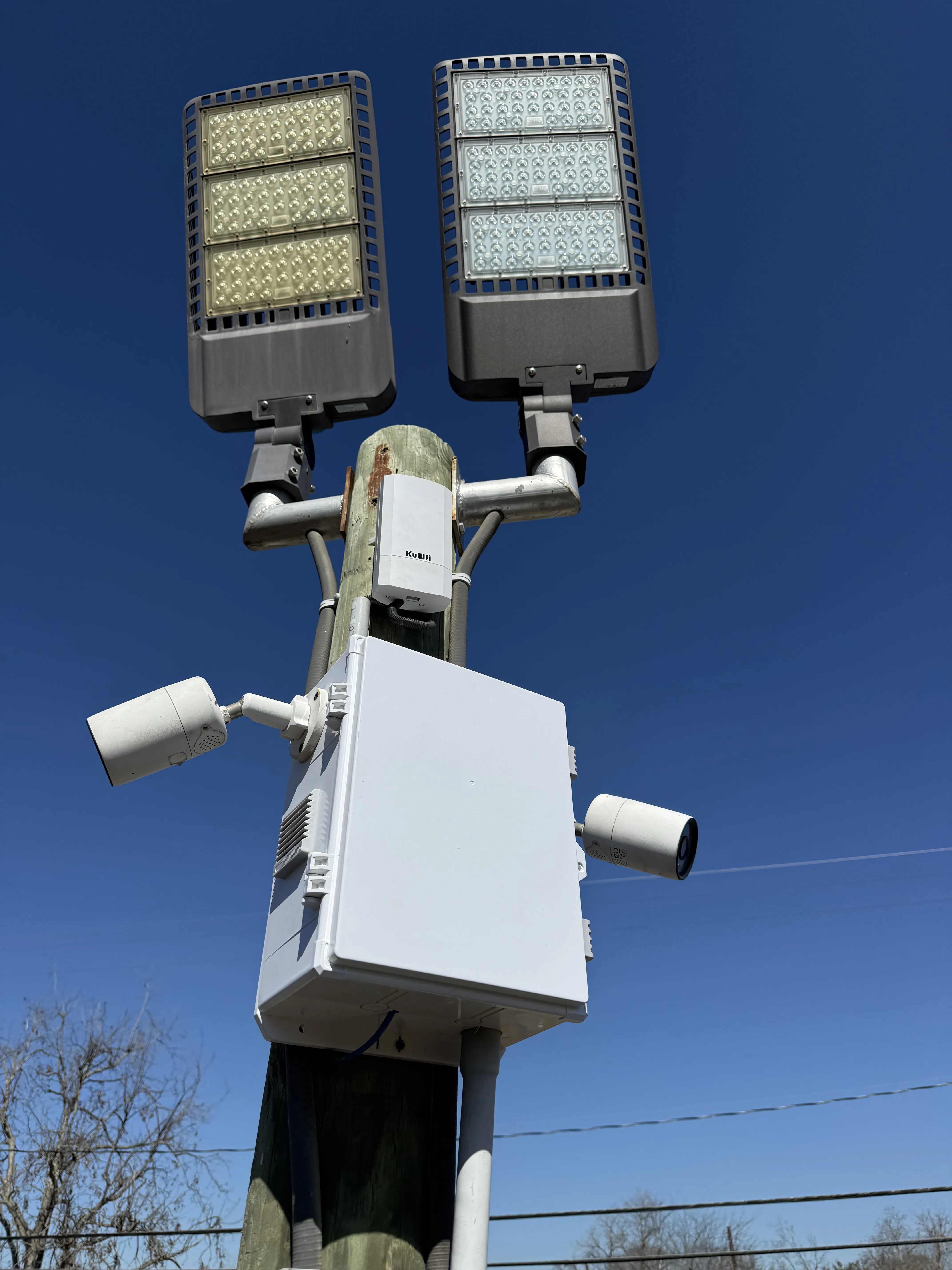 luces en poste